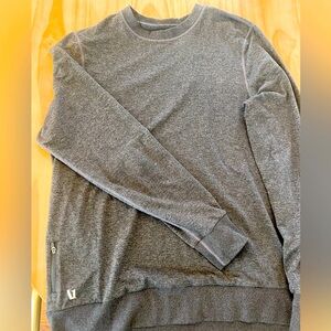 Vuori Ponto Performance Crew - Size L - Charcoal Heather